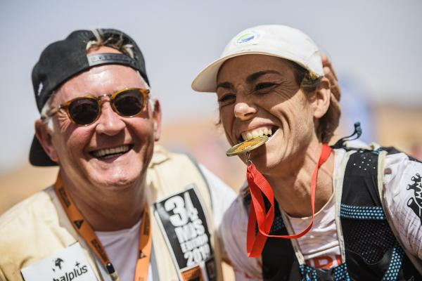 The contenders for the women's podium of the 37th MARATHON DES SABLES