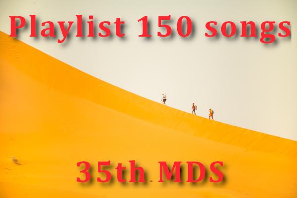The ideal playlist for the 35th MARATHON DES SABLES
